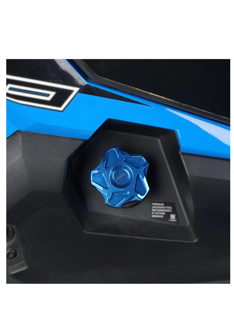 General Gas Fuel Cap Gas Tank Plug for Polaris RZR XP,Blue  - Image 2