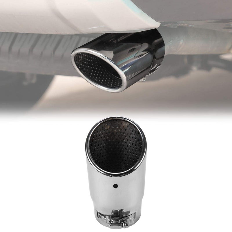 JeCar JeCar for Car Stainless Steel Exhaust Tail Exterior Rear Tail Muffler Tip Pipe, Pipes Diameter 3.1inch for 2010-2019 Toyota 4Runner, Jeep Wrangler JL JLU, 2017 Compass - Image 2