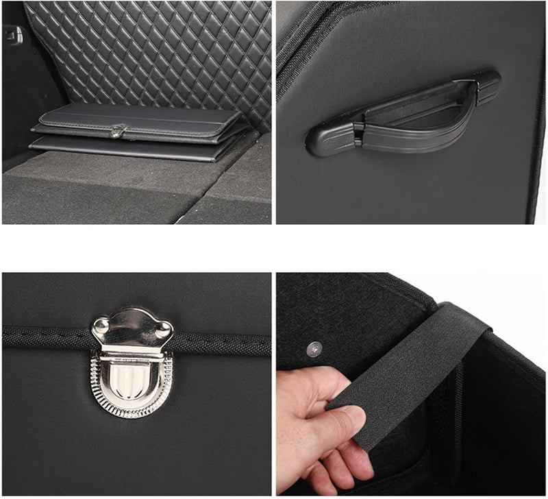 Your Personal Car Trunk Maestro, Car Trunk, Car Trunk Box, Car Organizers and Storage, Car Trunk Organizer Portable Foldable Waterproof for Car,Home,Camping (Beige XL) - Image 3