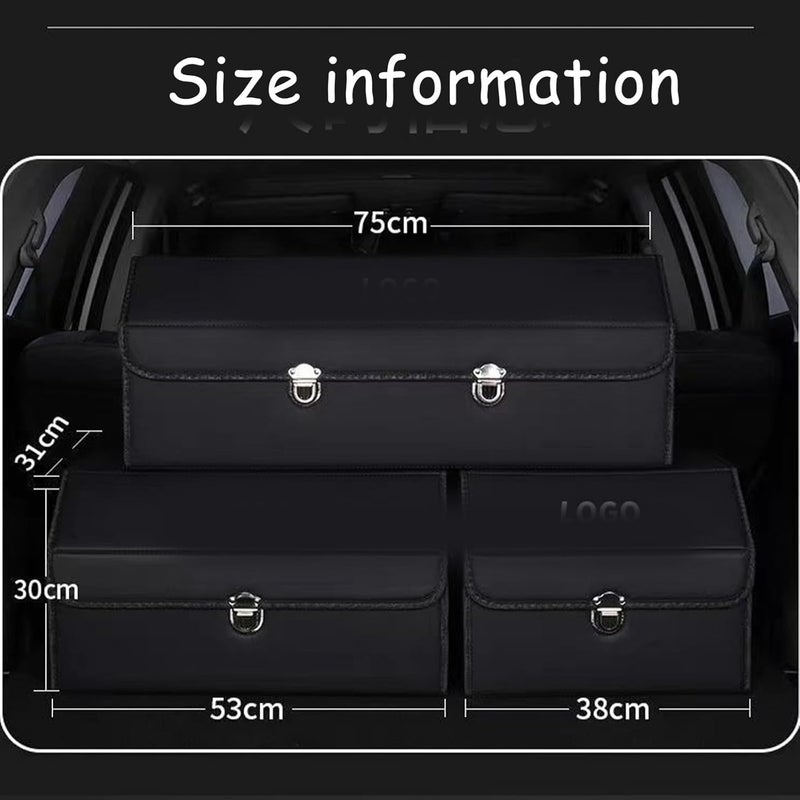 Your Personal Car Trunk Maestro, Car Trunk, Car Trunk Box, Car Organizers and Storage, Car Trunk Organizer Portable Foldable Waterproof for Car,Home,Camping (Beige XL) - Image 4