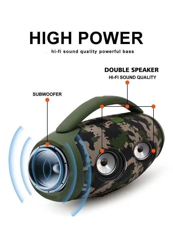 Wireless Portable Bluetooth Speaker With Mic - Image 5