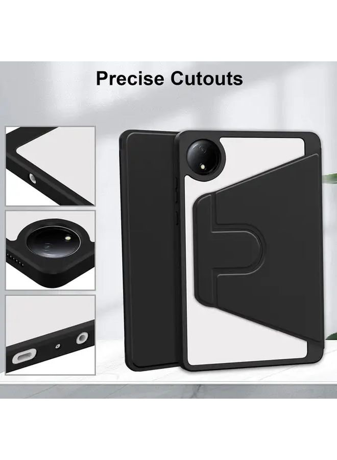 Green Acrylic Case with Pen Holder 360 Rotating Stand Auto Wake Sleep for Redmi Pad SE 8 7 Inch - Image 3