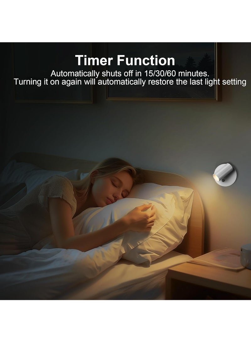 Arabest Wireless LED Spot lights Indoor Battery Operated with Remote, Rechargeable Up lights Indoor with Timer＆Dimmable, 3CCT Picture Lights for Wall, SpotLights Accent Uplighting for Plant, Artwork -White - Image 5