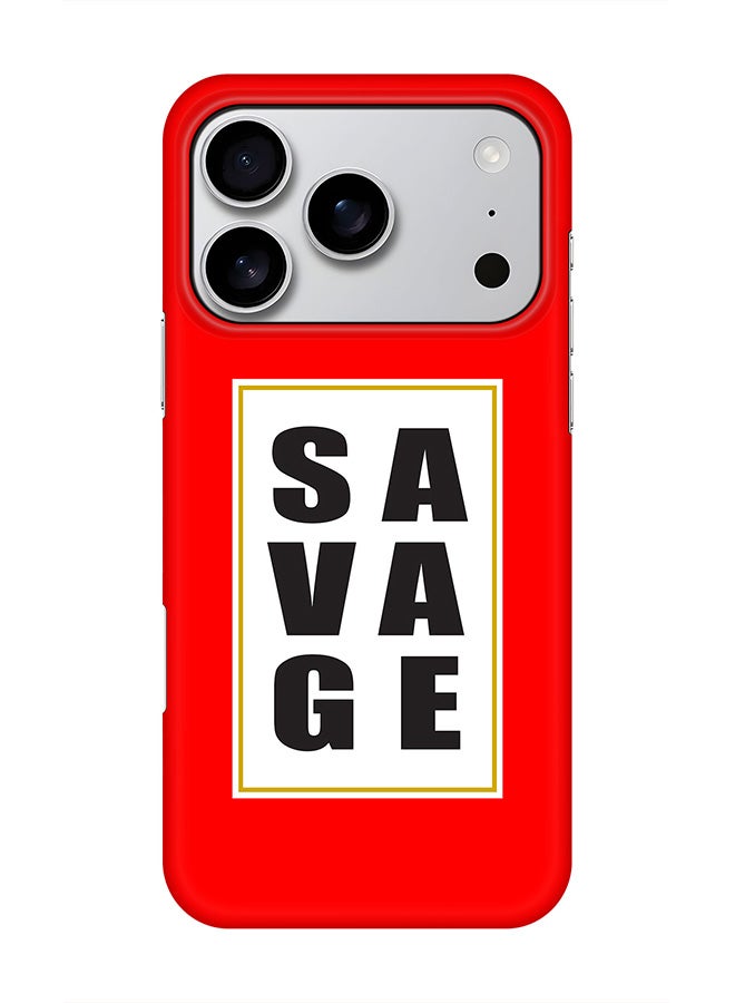 Stylizedd For iPhone 17 Pro,Case, [Compatible with MagSafe] Magnetic cover Slim fit Protection Matte, - Savage - Image 1