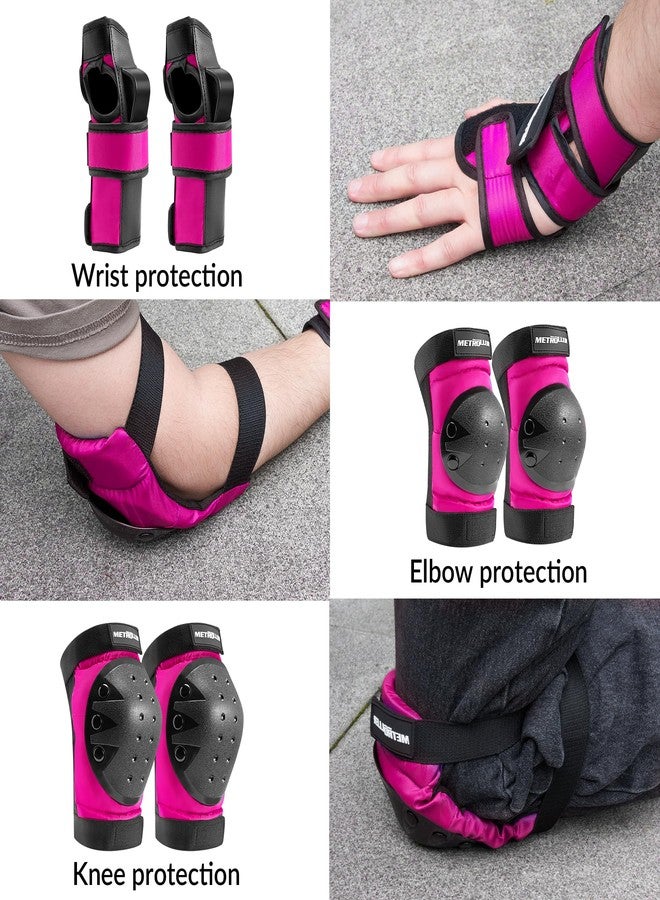 METROLLER Adult & Kids Protective Gear Set for Men, Women Youth Knee Pads, Elbow Pads & Wrist Guards 3 in 1 for Skateboarding Multi-Sports Protective Gear - Image 3