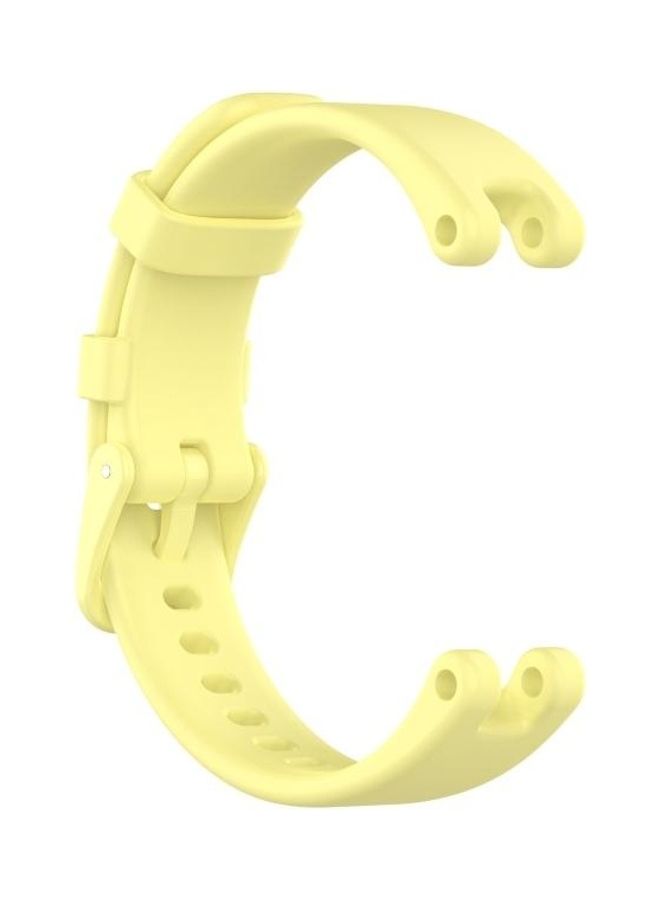 NIBEMINENT Silicone Replacement Strap With Dismantling Tools For Garmin Lily Yellow  - Image 4