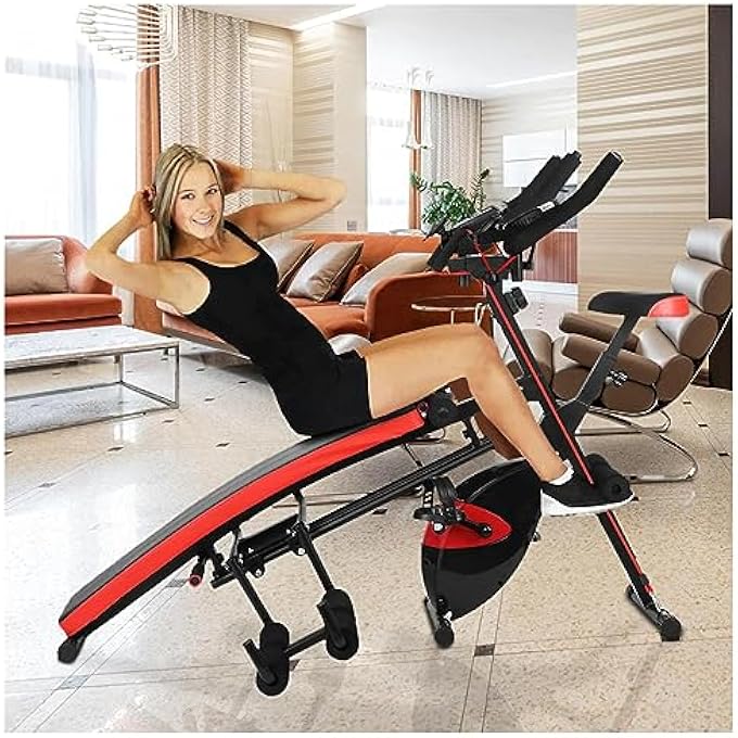 rayihni Spinning Bike With Ab Bench Or Multi-Purpose Fitness Machine Mf-74Xb-1831 For Abs Workout For Indoor Or Gym Purpose Contains Variety Of Exercises That Keeps You Fit - Image 2