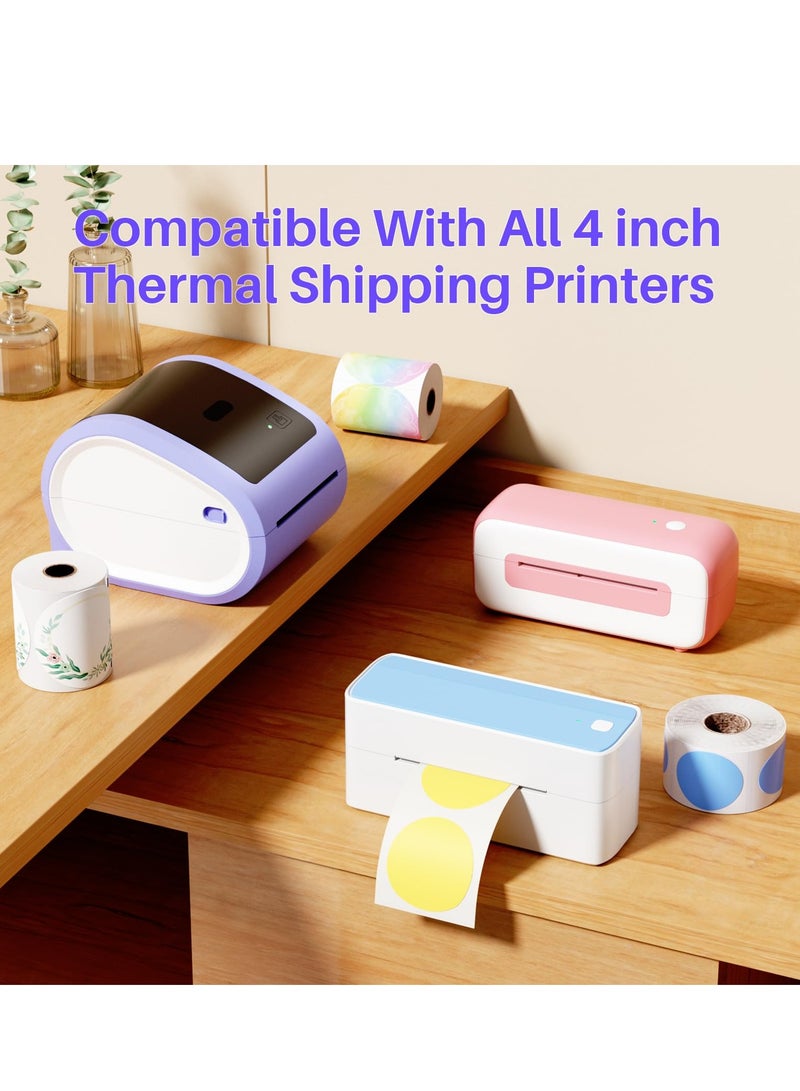 phomemo Labels- 2.25"x1.25" Thermal Square Pink Color Label for Barcode, DIY Logo Design, Small Business, Compatible with Most of Shipping Label Printers, 1000pcs/Roll (Pink) - Image 5