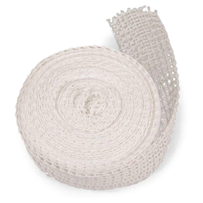 50FT MEAT NETTING ROLL SIZE 12 ELASTIC BUTCHERS TWINE COOKING STRING FOOD NET FOR PEPPERONI SALAMI SUMMER SAUSAGE USA MADE BPA FREE STRETCHABLE POLYCOTTON MESH 35 DIA
