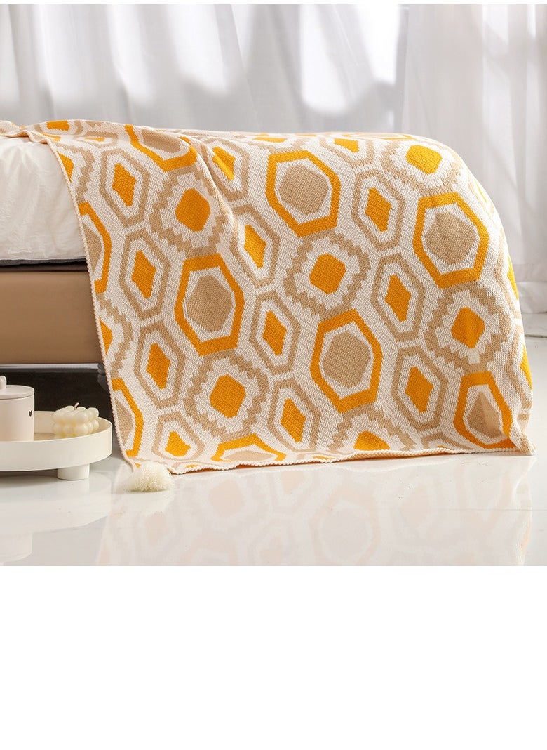 Loquat Bohemian Style Knitted Soft Throw Blanket  - Image 3