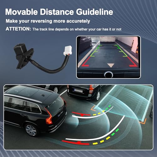 AISHAN Rear View Backup Camera Parking Assist Camera Compatible with Honda Accord 2014 2015 2.0L 2.4L L4 Replace# 39530-T2A-A71 39530T2AA71 590-438 HO1960101 - Image 5