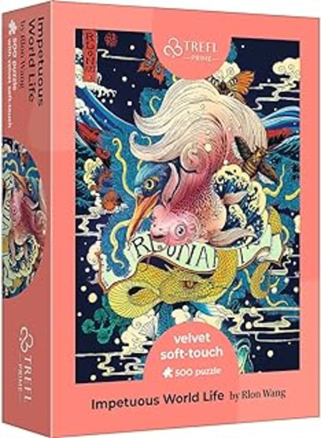 Trefl Puzzles - "500 UFT VELVET" - Impetuous World Life_FSC Mix 70% 37421