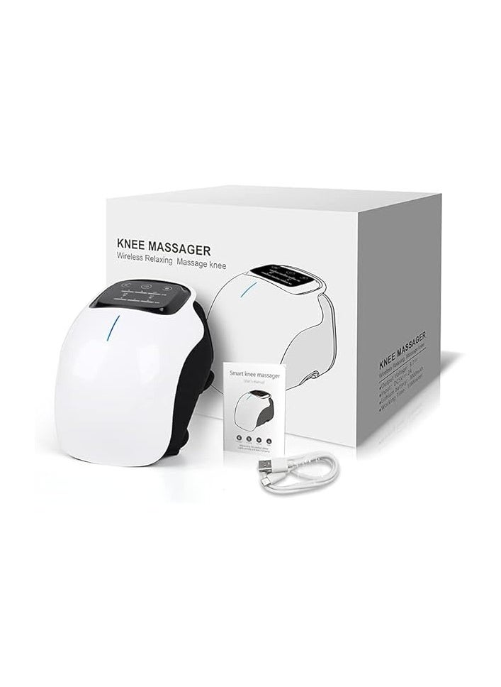 Generic - Knee Massager with Heat and Kneading for Pain Relieï¼ŒInfrared Heated Vibration Physiotherapy for Arthritis Massager ¼ŒCramps and Joint Warmer Rechargeable LED Display - Image 1