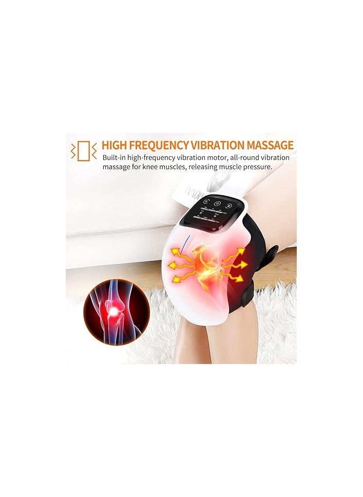 Generic - Knee Massager with Heat and Kneading for Pain Relieï¼ŒInfrared Heated Vibration Physiotherapy for Arthritis Massager ¼ŒCramps and Joint Warmer Rechargeable LED Display - Image 1