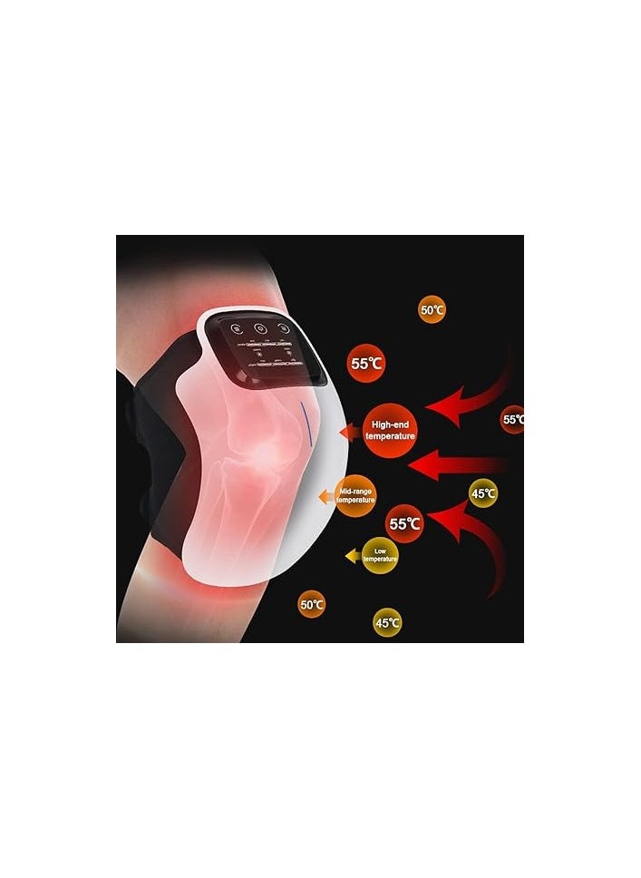 Generic - Knee Massager with Heat and Kneading for Pain Relieï¼ŒInfrared Heated Vibration Physiotherapy for Arthritis Massager ¼ŒCramps and Joint Warmer Rechargeable LED Display - Image 1