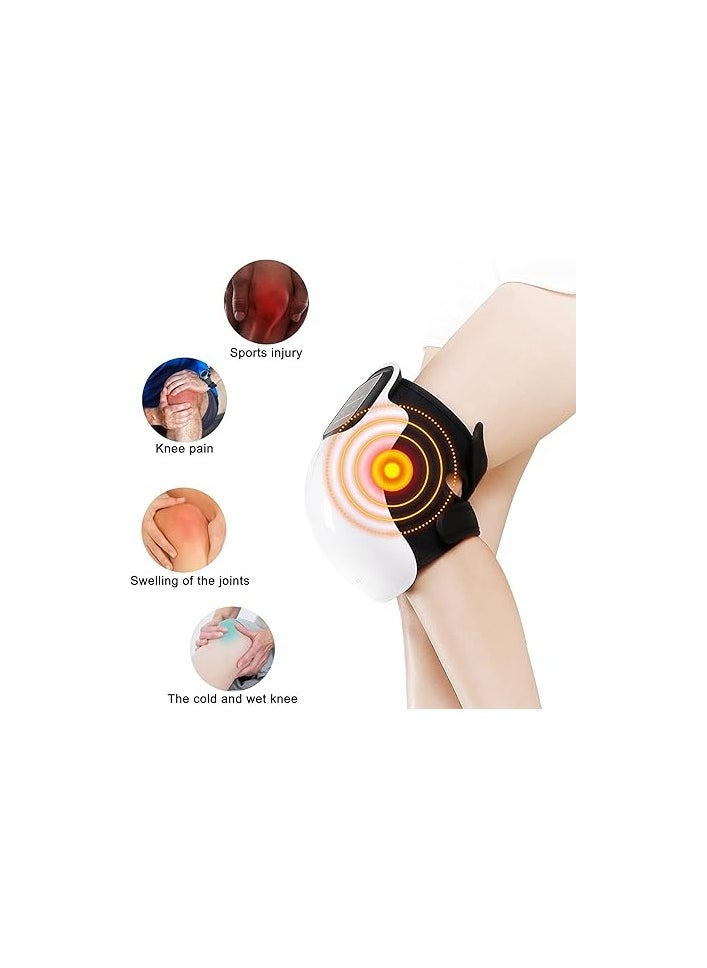 Generic - Knee Massager with Heat and Kneading for Pain Relieï¼ŒInfrared Heated Vibration Physiotherapy for Arthritis Massager ¼ŒCramps and Joint Warmer Rechargeable LED Display - Image 1