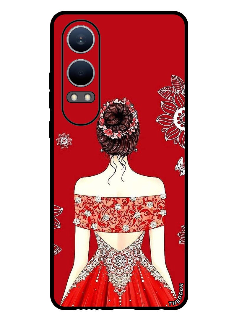 Theodor Protective Case Anti Scratch Shock Proof Bumper Cover For OnePlus Nord CE4 Lite Cute Ladyy - Image 1