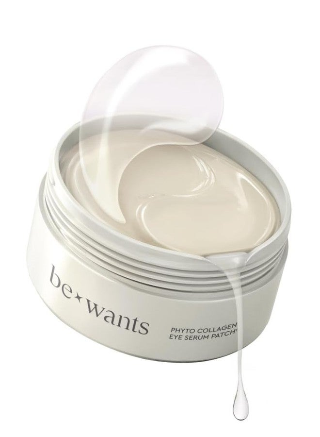 BE+WANTS bewants Under Eye Patches for Puffy Eyes, Korean Under Eye Mask with Vegan Collagen and 71.9% Bamboo Water, Patches for Dark Circles and Cooling, 60 pieces - Image 1