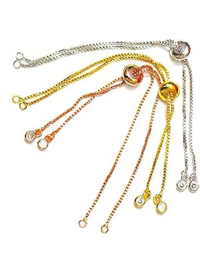3Pcs Adjustable Extender Chains For Jewelry Making Easy Fit Fashion Design - Image 1