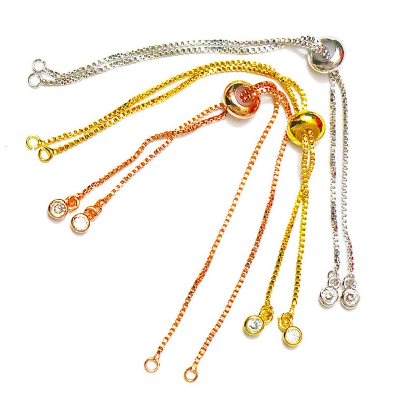 3Pcs Adjustable Extender Chains For Jewelry Making Easy Fit Fashion Design - Image 2