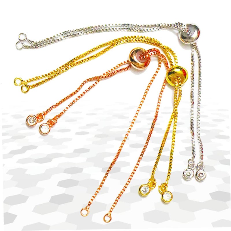 3Pcs Adjustable Extender Chains For Jewelry Making Easy Fit Fashion Design - Image 3