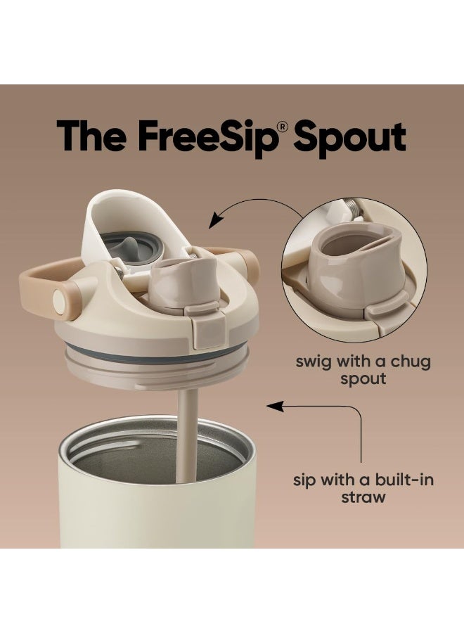 Owala FreeSip Sway - Stainless Steel - 30-oz. - Tan (Lightly Toasted) - Image 2