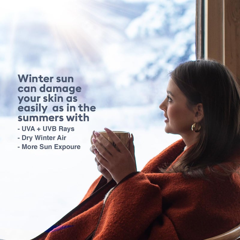 VLCC Deep Nourishing Face Cream with UV Protect 200g With Hyaluronic Acid Shea Butter UV Protection Winter Skin Protection Intense Moisturization Nourishment - Image 3