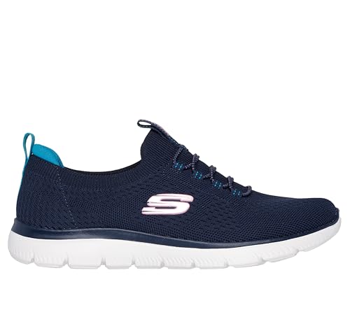 Skechers Womens Billion - Over The TOP Black Lifestyle Slip On Shoes - Image 1