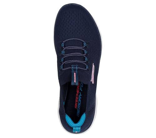 Skechers Womens Billion - Over The TOP Black Lifestyle Slip On Shoes - Image 2