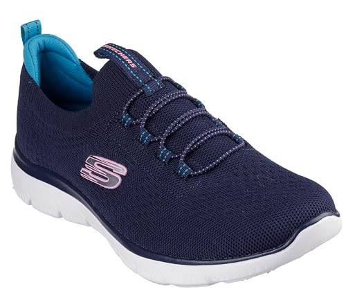 Skechers Womens Billion - Over The TOP Black Lifestyle Slip On Shoes - Image 4