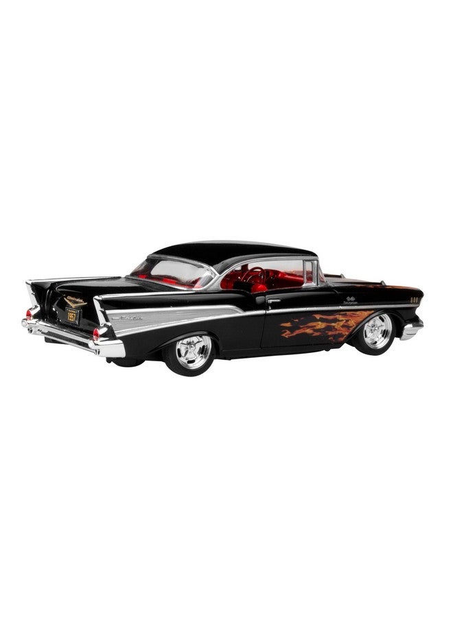 Revell 85-1529 ’57 Chevy Bel Air Model Car Kit 1:25 Scale 30-Piece Skill Level 3 SnapTite Max Plastic Model Building Kit,Black - Image 3