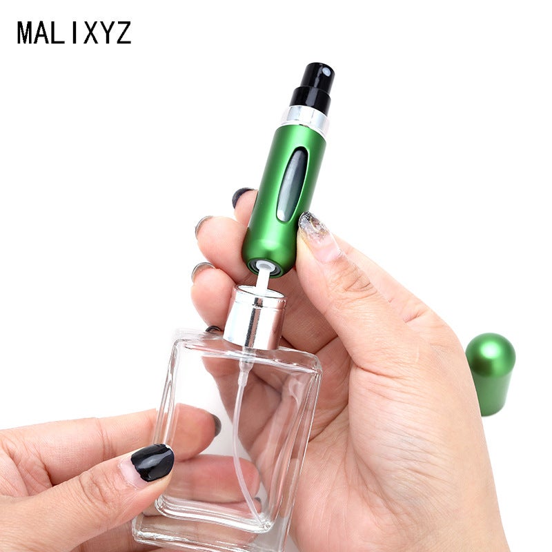 Spot 5Ml Bottom Perfume Bottle Self-Pump Bottled Aluminum Perfume Container Portable Flushing Spray Small - Image 3