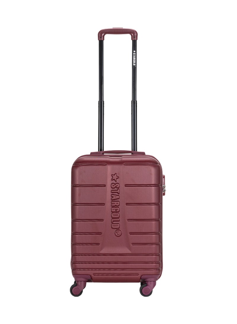 ستارجولد حقيبة سفر بأربع عجلات دوارة وجوانب صلبة مع قفل أرقام - Image 1