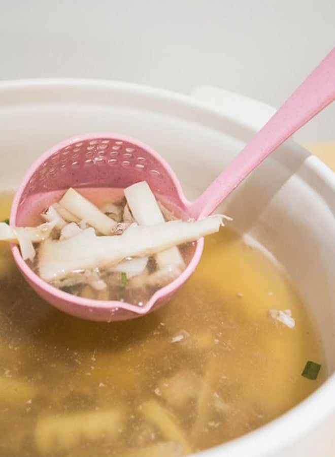 بيوينتي ملعقة حساء بلاستيكية زهرية 24.5x3.5x8 سم - Image 2