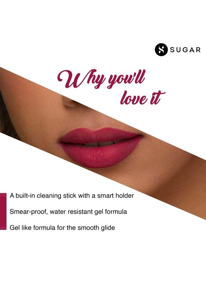 SUGAR Cosmetics Lipping On The Edge Lip Liner 04 Tan Fan (Mauve Nude) 1.2 Gms Smearproof Water Resistant Lip Liner Lasts Up To 10 Hrs  - Image 5