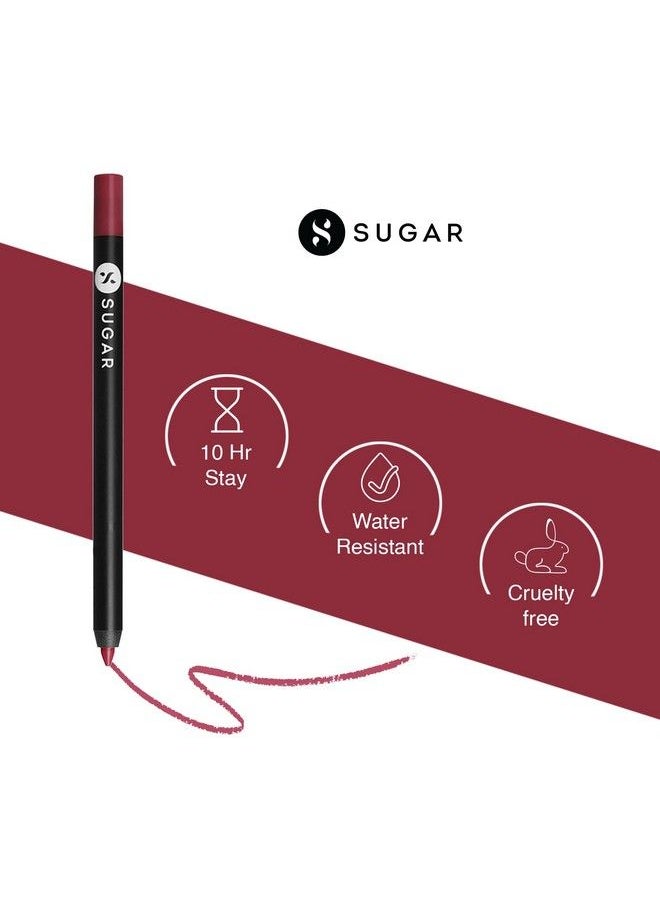 SUGAR Cosmetics Lipping On The Edge Lip Liner 04 Tan Fan (Mauve Nude) 1.2 Gms Smearproof Water Resistant Lip Liner Lasts Up To 10 Hrs  - Image 3