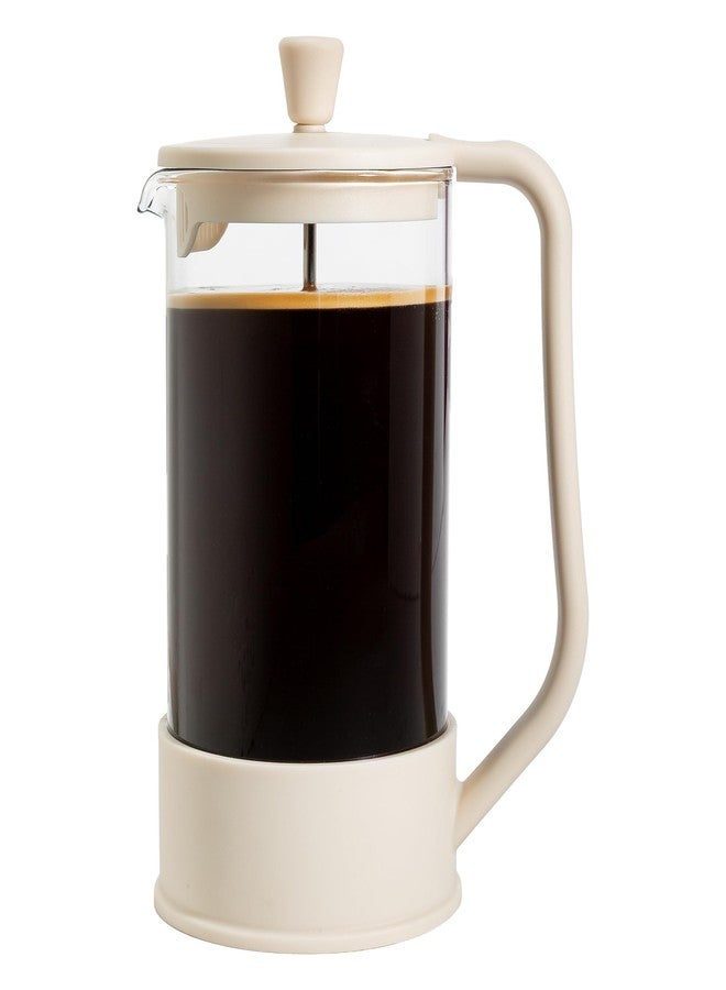 Primula French Press Coffee Maker, Heat Resistant Borosilicate Glass with Stainless Steel Filters, 8 Cup, 34 oz, Cream - Image 1