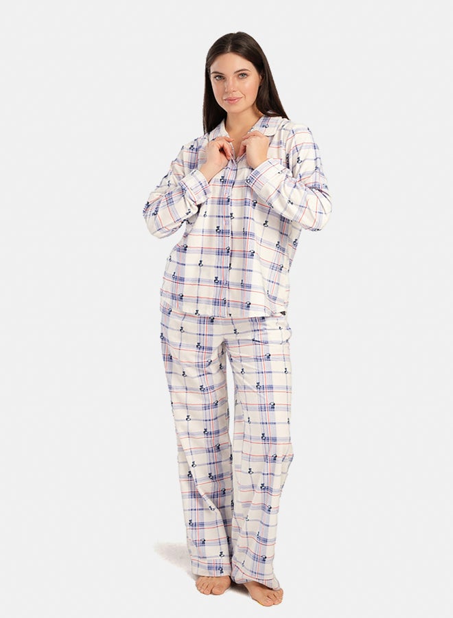 Carina Checkered Snoopy Pyjama Set  - Image 1