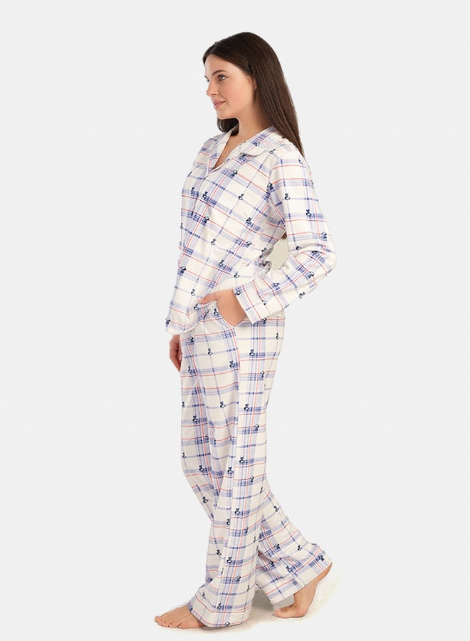 Carina Checkered Snoopy Pyjama Set  - Image 2