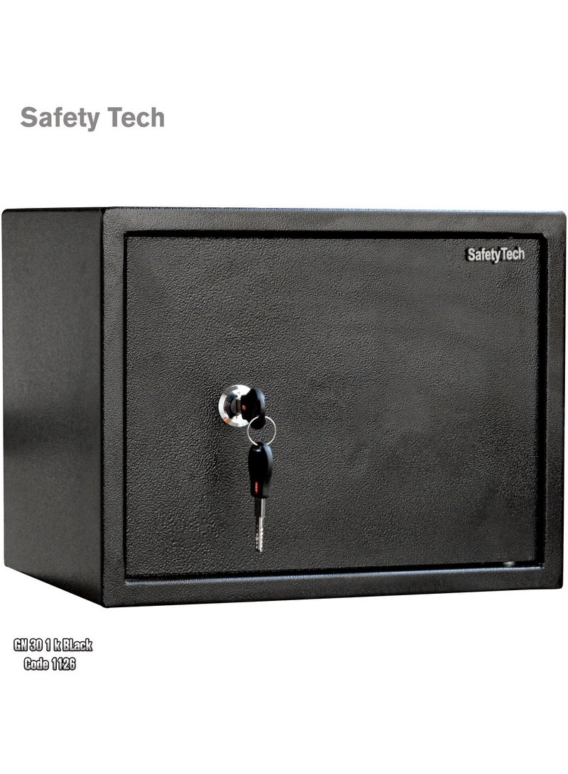 Safety Tech Triple power safe with large storage space - 1 lock and 2 keys, size 30*38*30 - Image 5