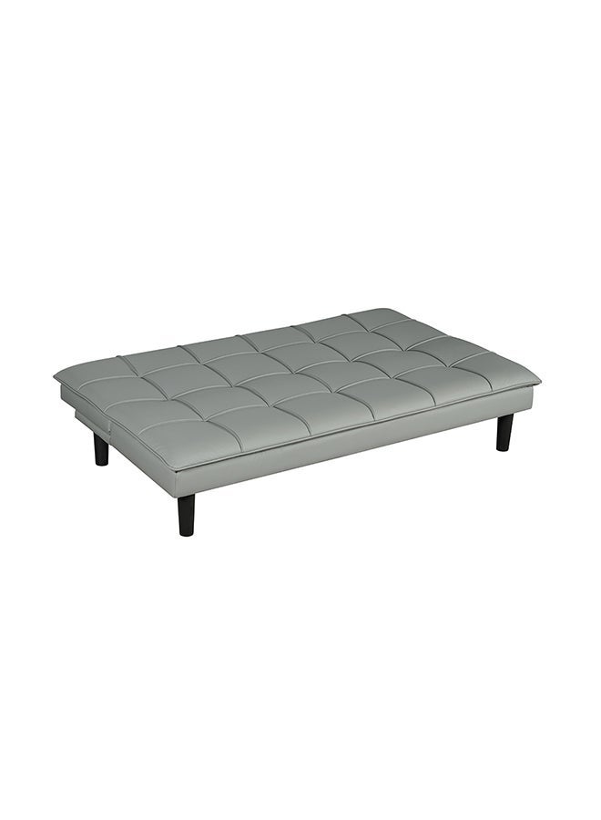 ايست من نون Modern Convertible Sofa Bed in PU Leather, Convertible Recliner for Living Room, 180 x 92 x 81cm, Grey - Image 4