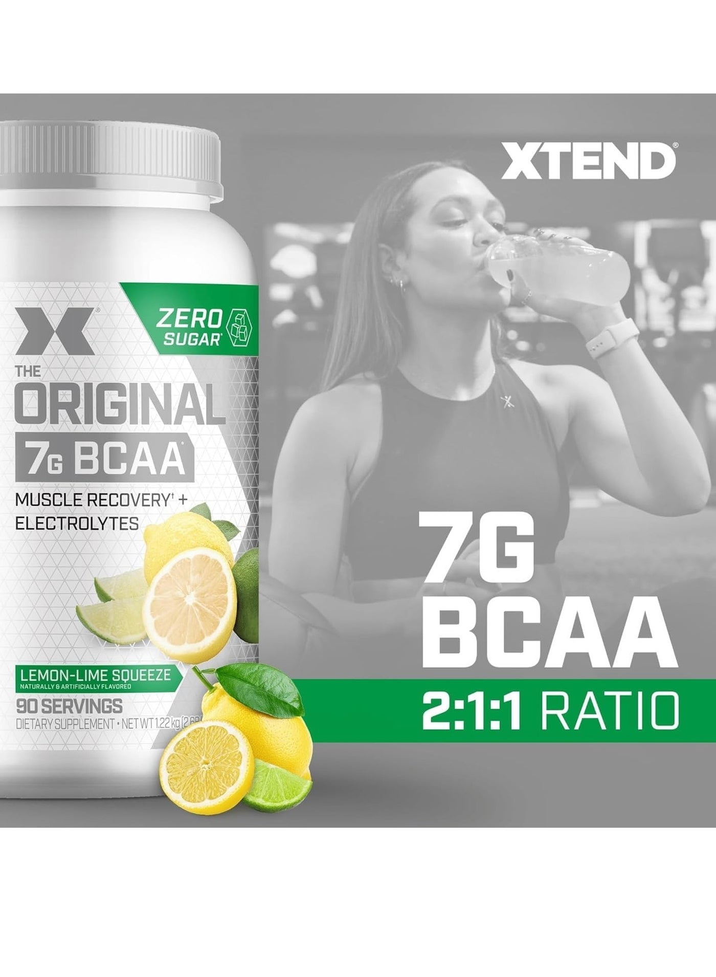 XTEND Scivation Xtend BCAA 90 Servings - Lemon Lime | Best Price