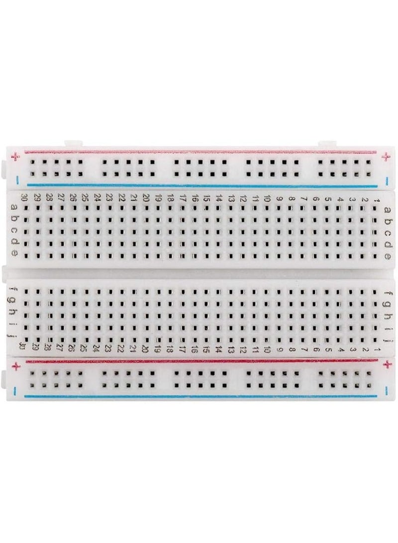 Breadboard 400 Points – Prototype Solderless Testing Board for Arduino, Raspberry Pi & DIY Electronics Projects - Image 1