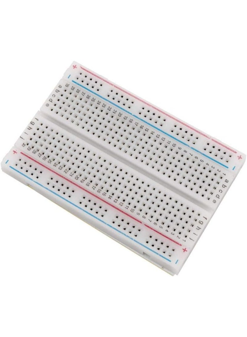 Breadboard 400 Points – Prototype Solderless Testing Board for Arduino, Raspberry Pi & DIY Electronics Projects - Image 2