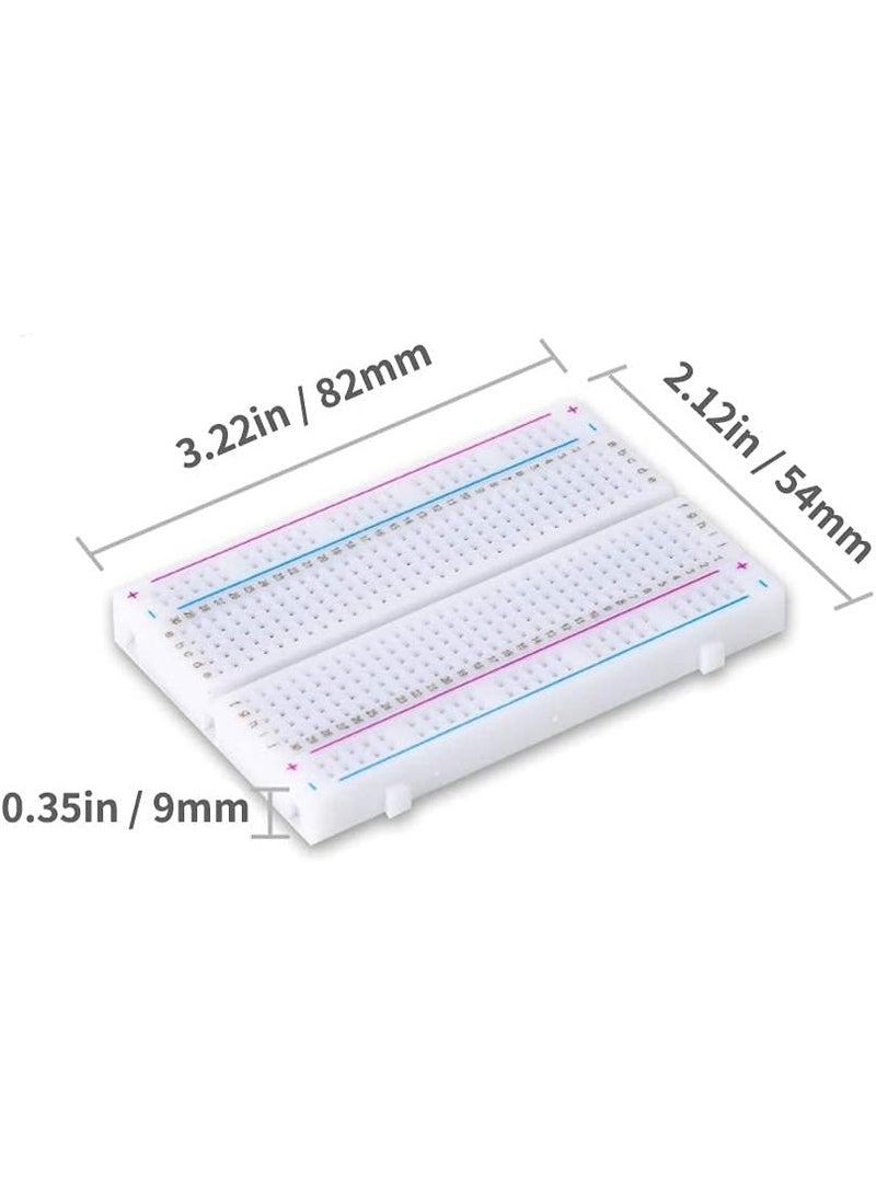 Breadboard 400 Points – Prototype Solderless Testing Board for Arduino, Raspberry Pi & DIY Electronics Projects - Image 5