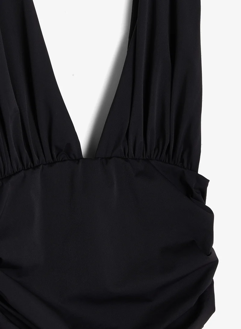 GUESS  V-Neck High Leg Swimsuit for Women | Best Price UAE