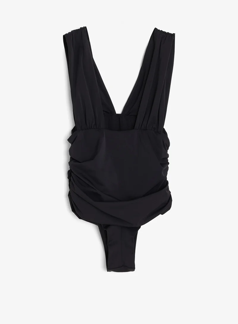 GUESS  V-Neck High Leg Swimsuit for Women | Best Price UAE