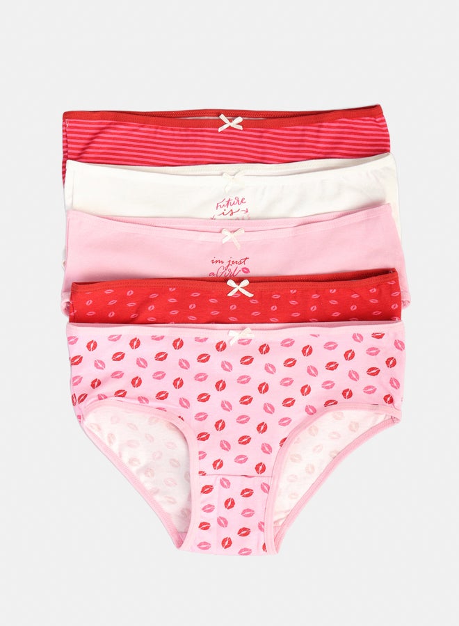 Carina Pack of 5 Colored Brief Panties - Image 1
