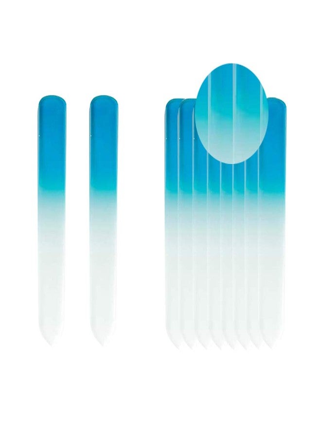 SIUSIO 30PK Professional Glass Nail Files for Natural Nails Czech Short Crystal Nail File Buffers for Nail polishing - The Best Emory Boards for Fingernail & Toenail Care (Purple & Pink & Blue) - Image 3