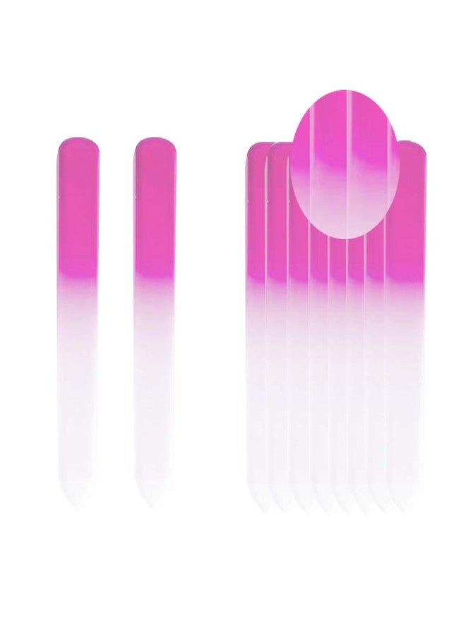 SIUSIO 30PK Professional Glass Nail Files for Natural Nails Czech Short Crystal Nail File Buffers for Nail polishing - The Best Emory Boards for Fingernail & Toenail Care (Purple & Pink & Blue) - Image 2
